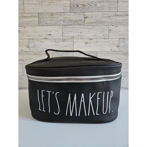 Rae Dunn Let's Makeup Cosmetic Bag - Picture 1 of 3
